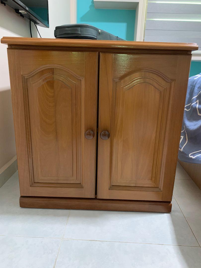 Urgent Small Wooden Cabinet Furniture Home Living Furniture Shelves Cabinets Racks On Carousell