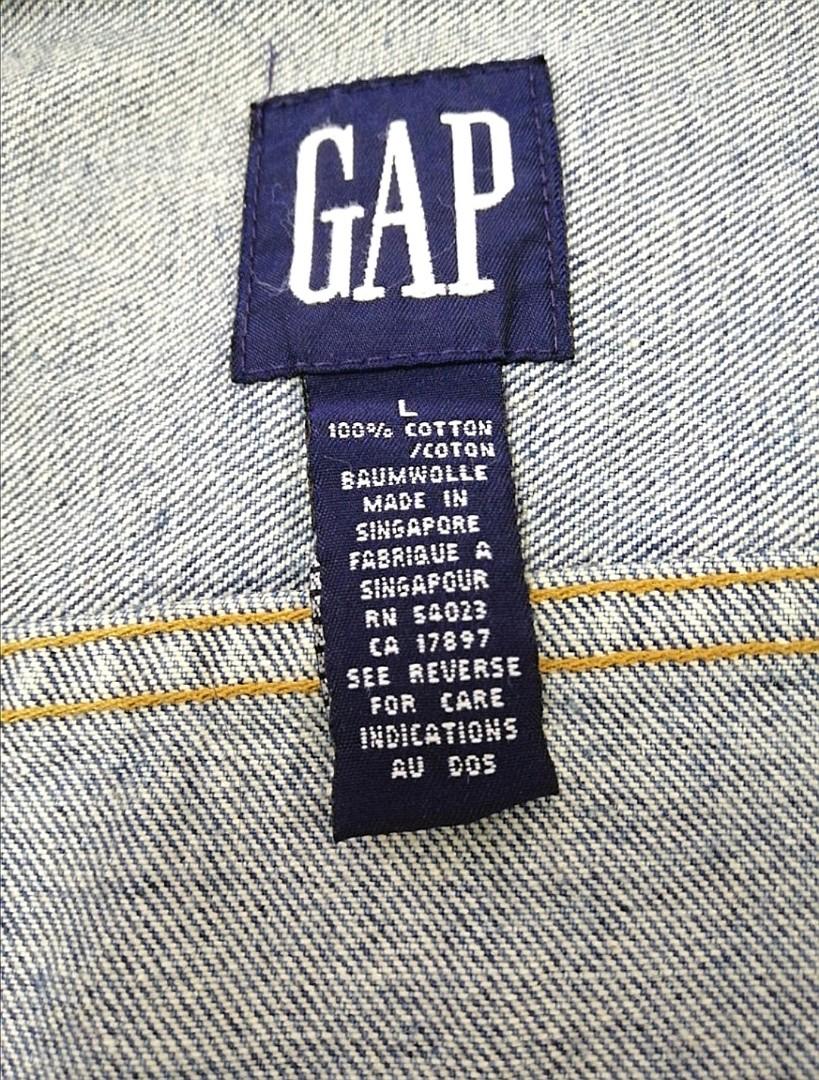 VINTAGE DENIM JACKET GAP ©️RN54023 /CA17897, Men's Fashion, Tops & Sets,  Tshirts & Polo Shirts on Carousell