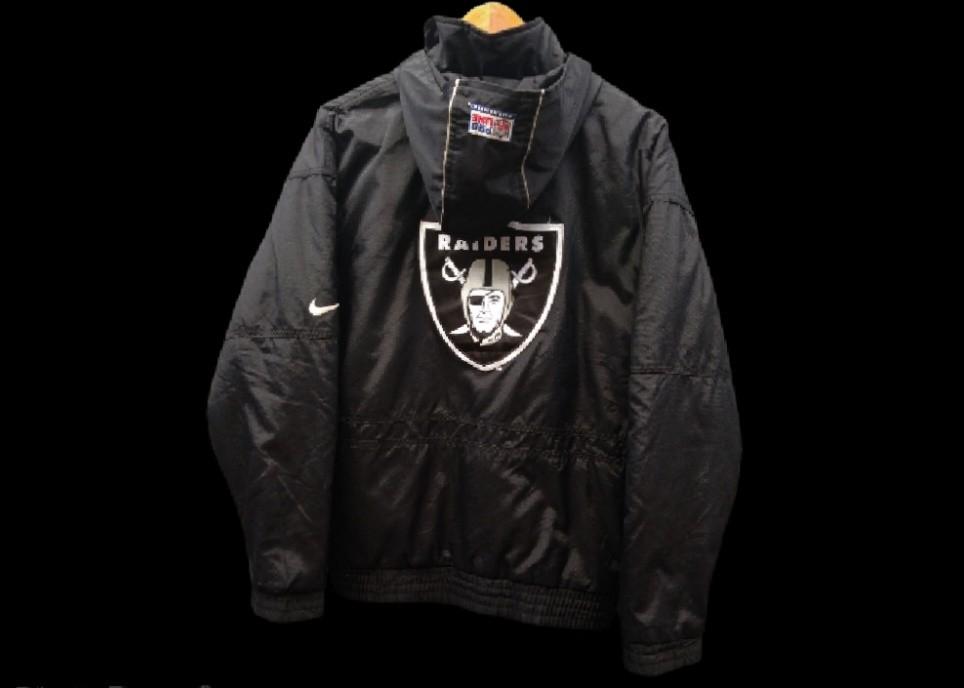 Vintage NFL Raiders by Nike x ProLine Light Puffer Jacket, Men's ...