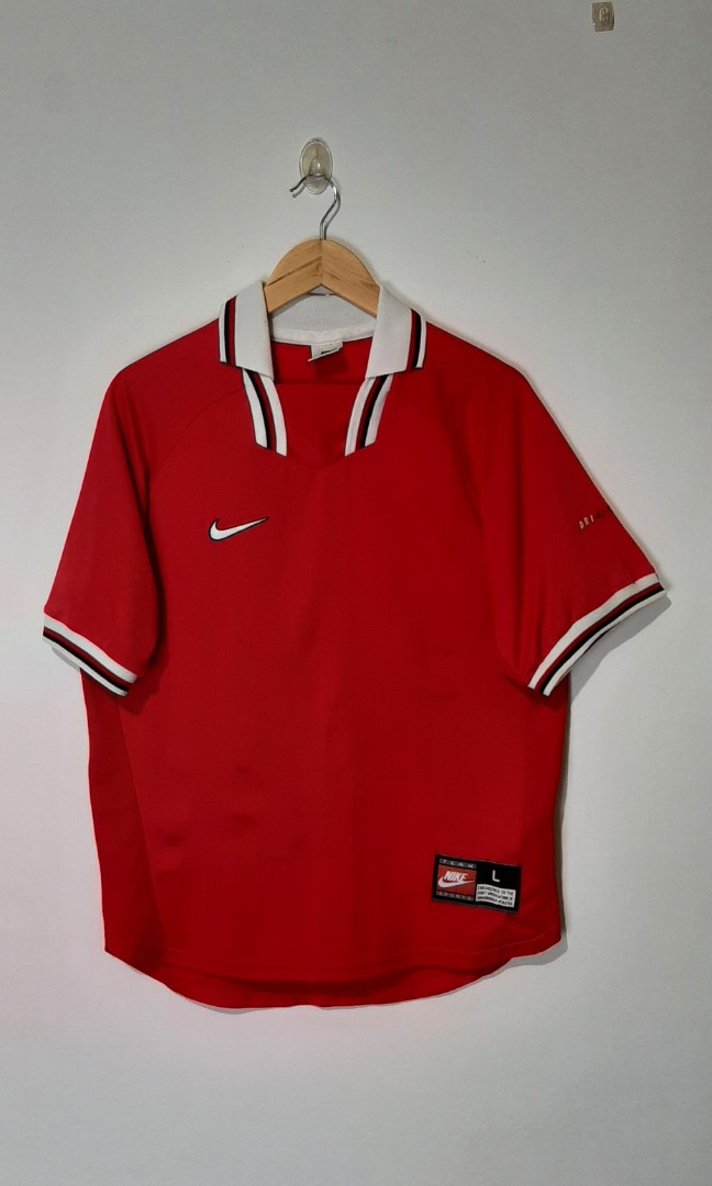 Vintage Nike Polo Shirt, Men's Fashion 
