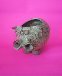Vintage Pig Planter Pot