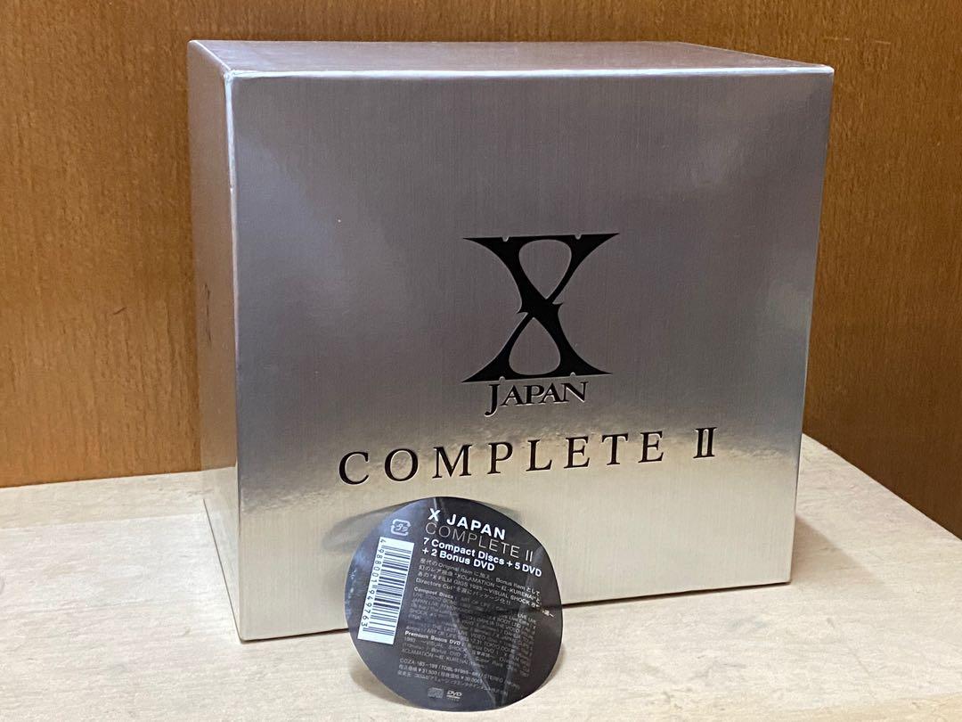 送料サービス XJAPAN COMPLETE II CD7枚＋DVD7枚 シュリンク付き 限定 