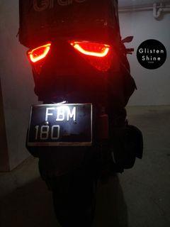 43 Modified Bike Back Light Sticker  Latest Free