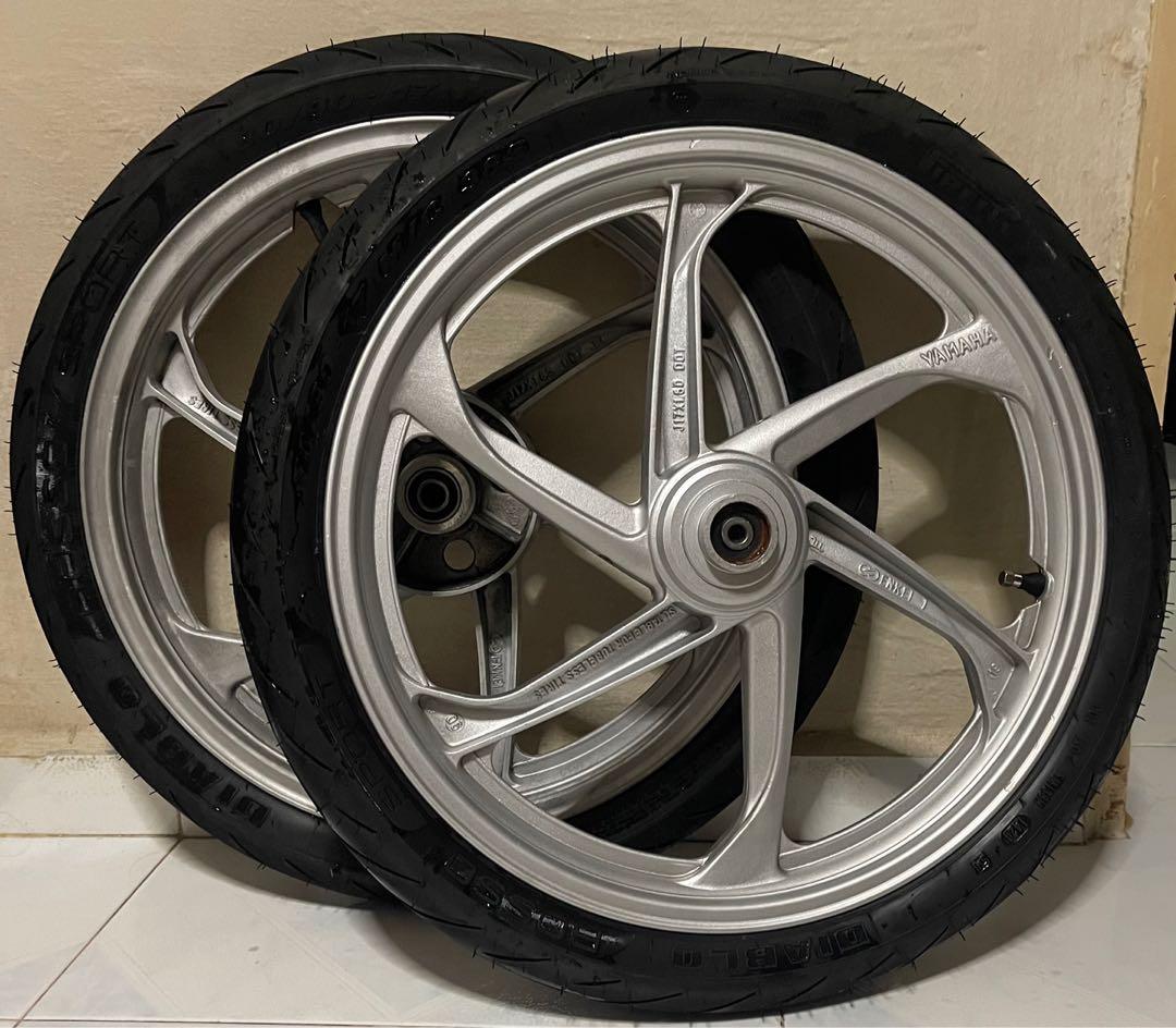 Yamaha Sniper Enkei Rim, Motorcycles, Motorcycle Accessories on Carousell