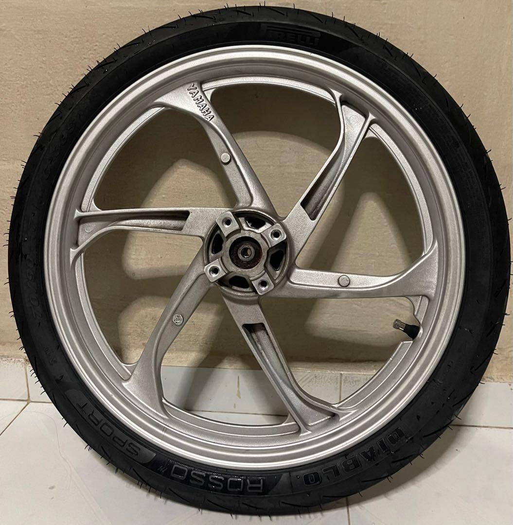 Yamaha Sniper Enkei Rim, Motorcycles, Motorcycle Accessories on Carousell