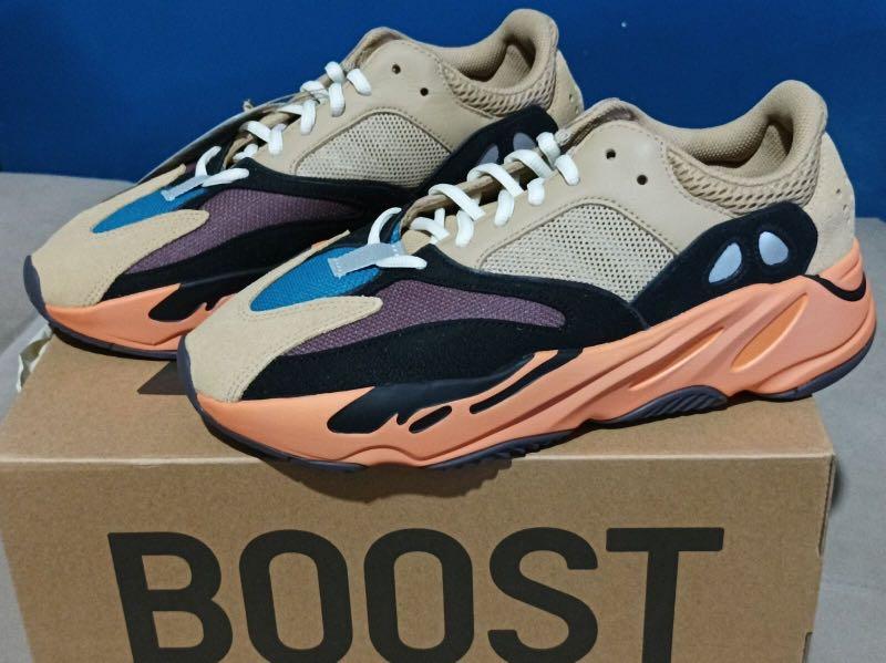 Yeezy 700 Enflame Amber, Men's Fashion 