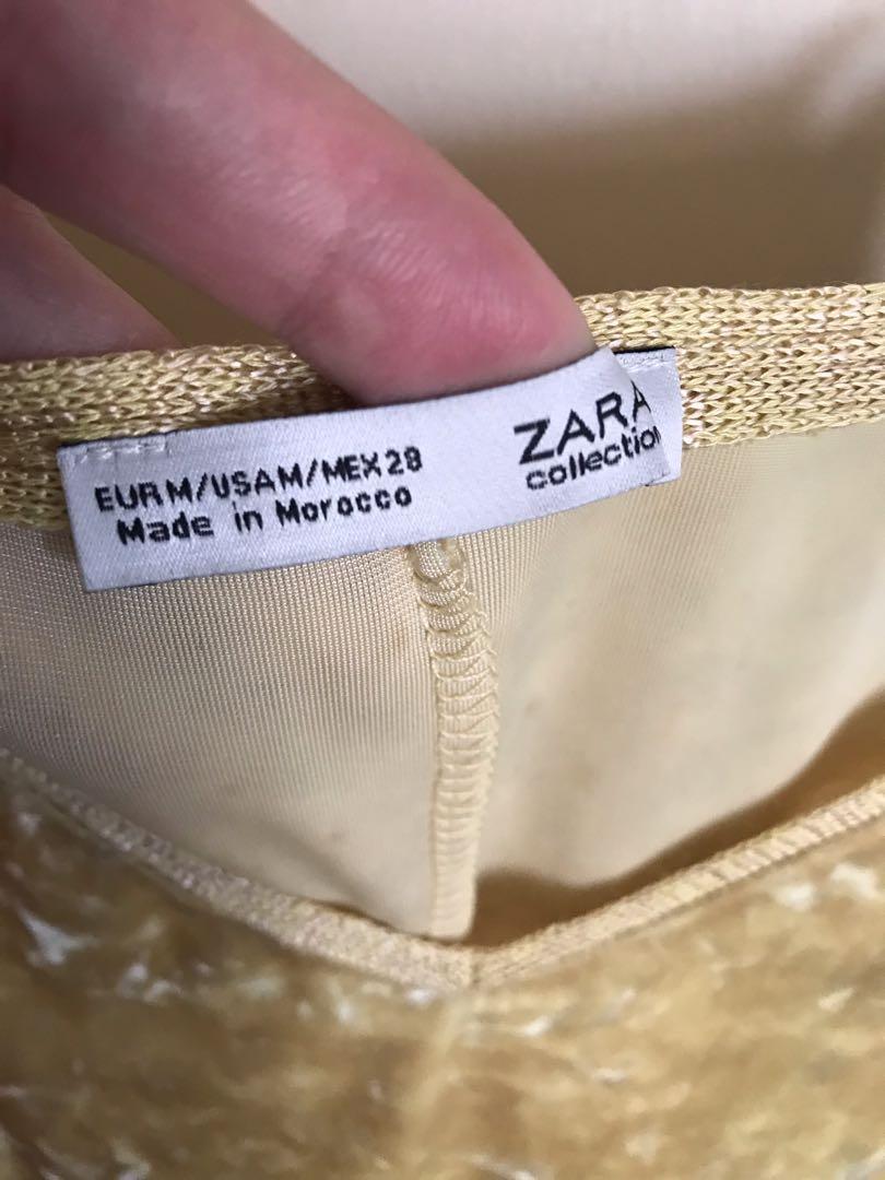Zara Yellow Slip Dress (Category: Dresses) located in Pasig City. Submitted by all.upcycled (Listing ID 1094180650, Image 2). Description: Decluttering MOP- GCash/ BPI.