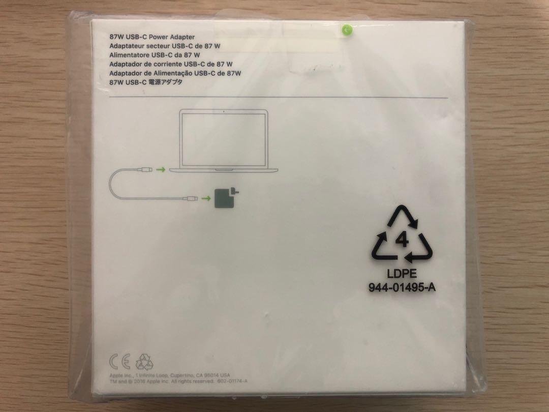 Genuine Apple 87W USB-C Power Adapter406080356478494721