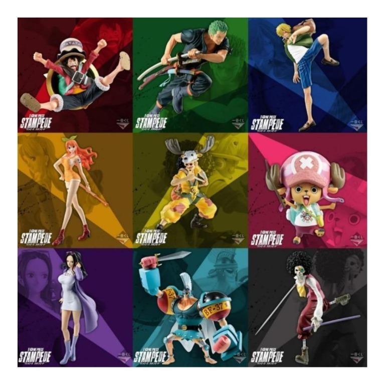全新現貨一番賞海外版海賊王路飛娜美劇場版 一套9個主角款 One Piece Stampede The Movie All Star 玩具 遊戲類 玩具 Carousell