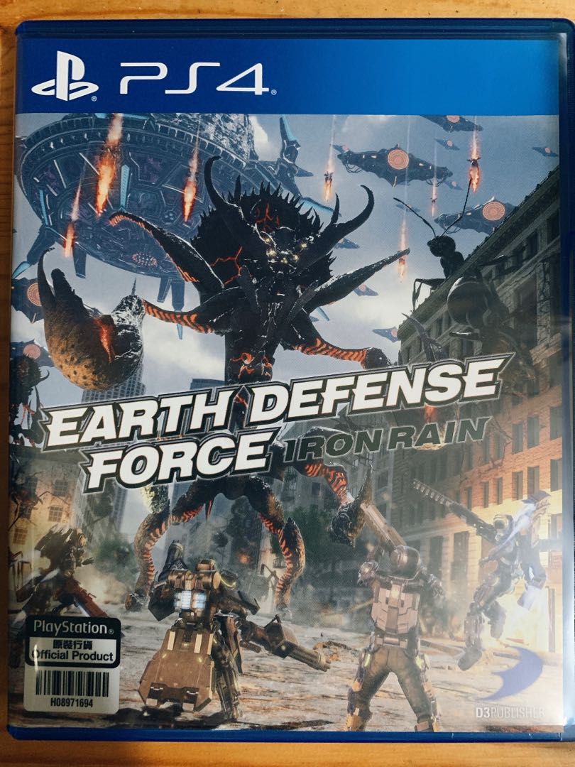 地球防衛軍 Iron Rain Ps4 Game 遊戲機 遊戲機遊戲 Carousell