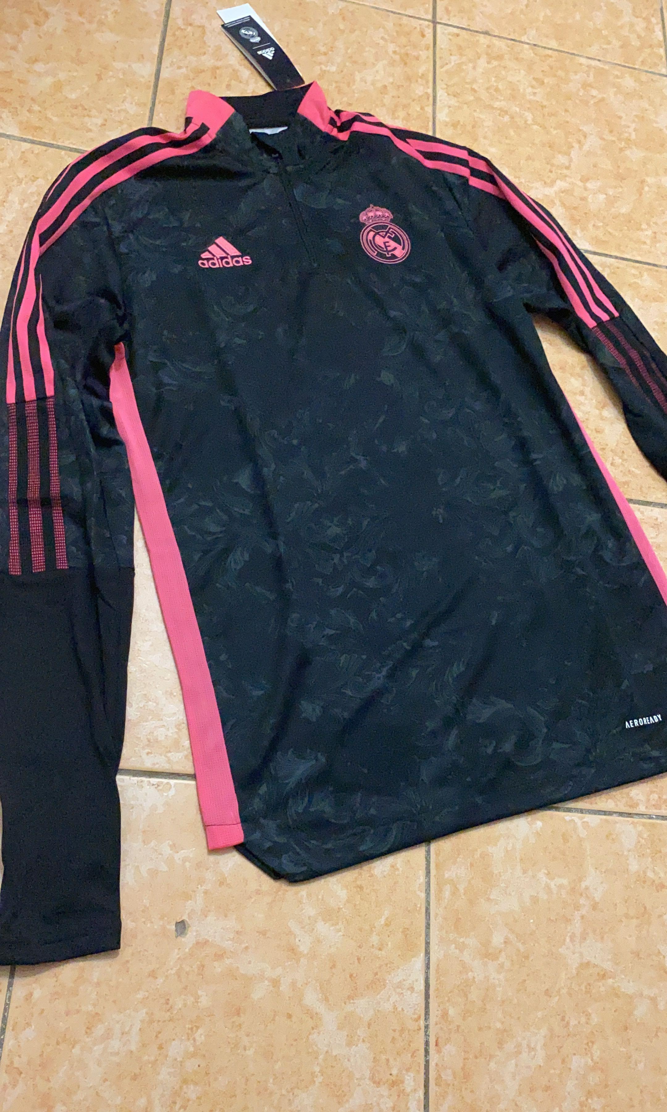 Adidas Real Madrid graphic track top Men s Fashion Tops Sets