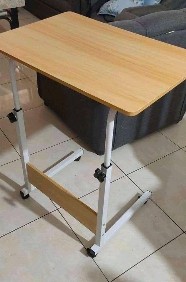 Adjustable Laptop Table with Wheels 60cm (Category: Tables & Sets) located in Manila. Submitted by affordshopz (Listing ID 1094482693, Image 1). Description: Actual Picture Posted Easy To Assemble Size: 60*40*60-90cm Material: Wooden and Steel Base 𝕄𝕠𝕣𝕖 𝕒𝕗𝕗𝕠𝕣𝕕𝕒𝕓𝕝𝕖 𝕒𝕟𝕕 𝕢𝕦𝕒𝕝𝕚𝕥𝕪 𝕚𝕥𝕖𝕞𝕤? 𝑽𝒊𝒔𝒊𝒕 𝒂𝒇𝒇𝒐𝒓𝒅𝒔𝒉𝒐𝒑𝒛 𝐍𝐎𝐖 𝑊𝒆 𝒐𝒇𝒇𝒆𝒓 𝑪𝑶𝑫 𝒂𝒏𝒅 1 𝒅𝒂𝒚 𝒅𝒆𝒍𝒊𝒗𝒆𝒓𝒚! 𝐶𝑜𝑛𝑡𝑎𝑐𝑡 𝑢𝑠: 09213129595 🇭 🇦 