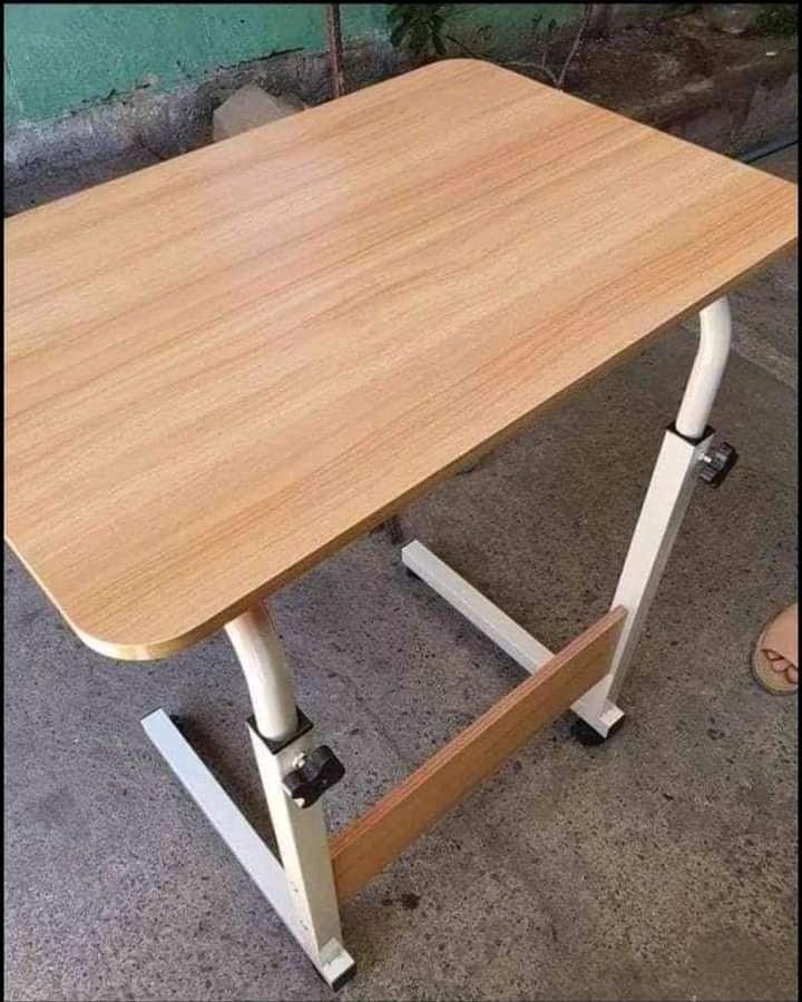 Adjustable Laptop Table with Wheels 60cm (Category: Tables & Sets) located in Manila. Submitted by affordshopz (Listing ID 1094482693, Image 2). Description: Actual Picture Posted Easy To Assemble Size: 60*40*60-90cm Material: Wooden and Steel Base 𝕄𝕠𝕣𝕖 𝕒𝕗𝕗𝕠𝕣𝕕𝕒𝕓𝕝𝕖 𝕒𝕟𝕕 𝕢𝕦𝕒𝕝𝕚𝕥𝕪 𝕚𝕥𝕖𝕞𝕤? 𝑽𝒊𝒔𝒊𝒕 𝒂𝒇𝒇𝒐𝒓𝒅𝒔𝒉𝒐𝒑𝒛 𝐍𝐎𝐖 𝑊𝒆 𝒐𝒇𝒇𝒆𝒓 𝑪𝑶𝑫 𝒂𝒏𝒅 1 𝒅𝒂𝒚 𝒅𝒆𝒍𝒊𝒗𝒆𝒓𝒚! 𝐶𝑜𝑛𝑡𝑎𝑐𝑡 𝑢𝑠: 09213129595 🇭 🇦 
