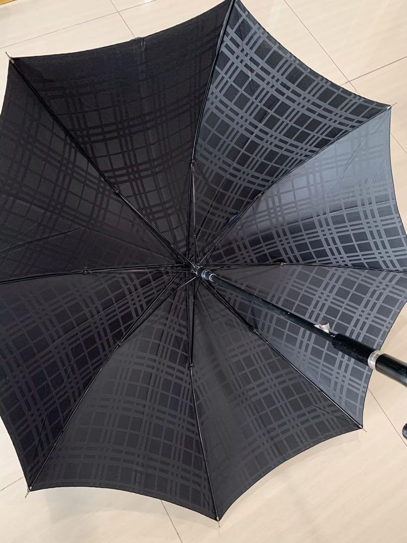Burberry umbrella sale black