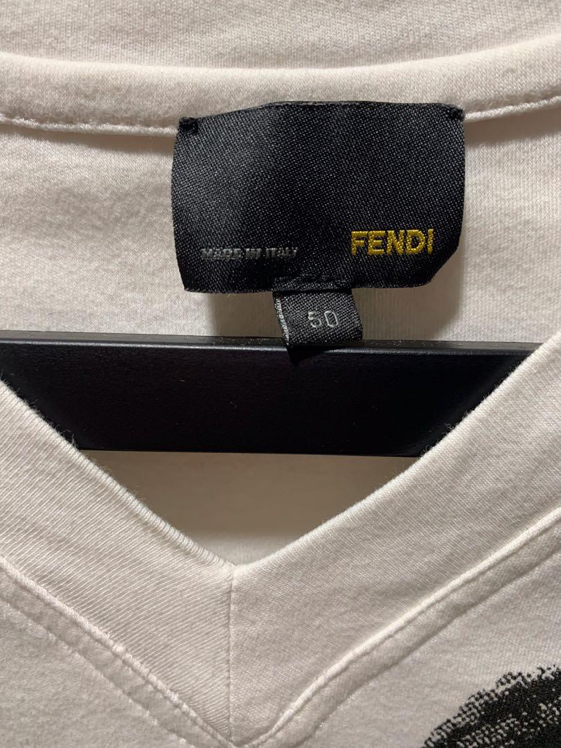 Fendi t shirt label deals