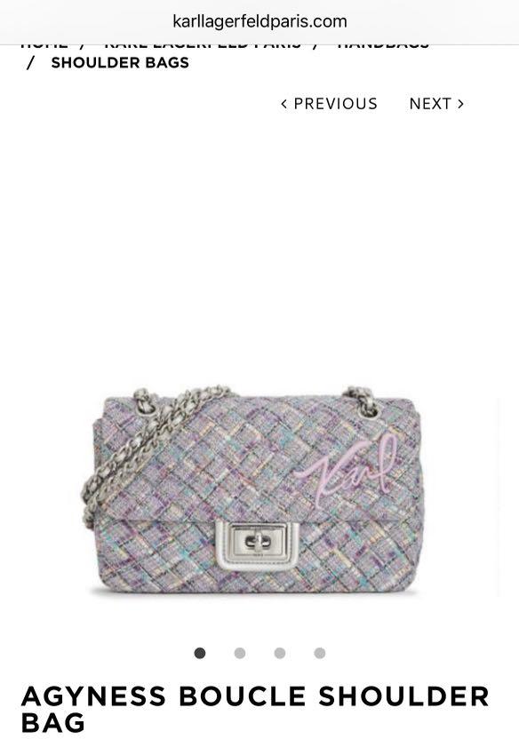 Karl lagerfeld chain bag top