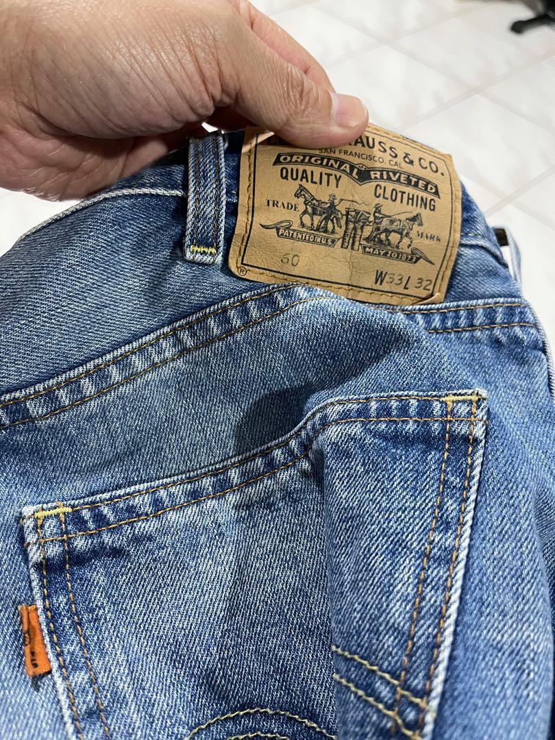 Levis 606 Orange Tab