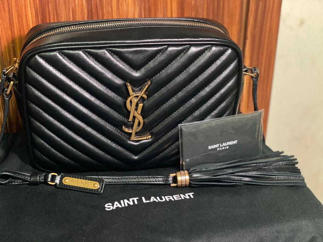 Yves Saint Laurent Black Arabesque Leather Tote Bag ○ Labellov ○ Buy and  Sell Authentic Luxury