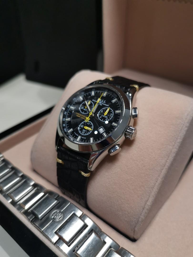 Ball Railroader Chronograph CM1011C Quartz Very Rare, Men's Fashion