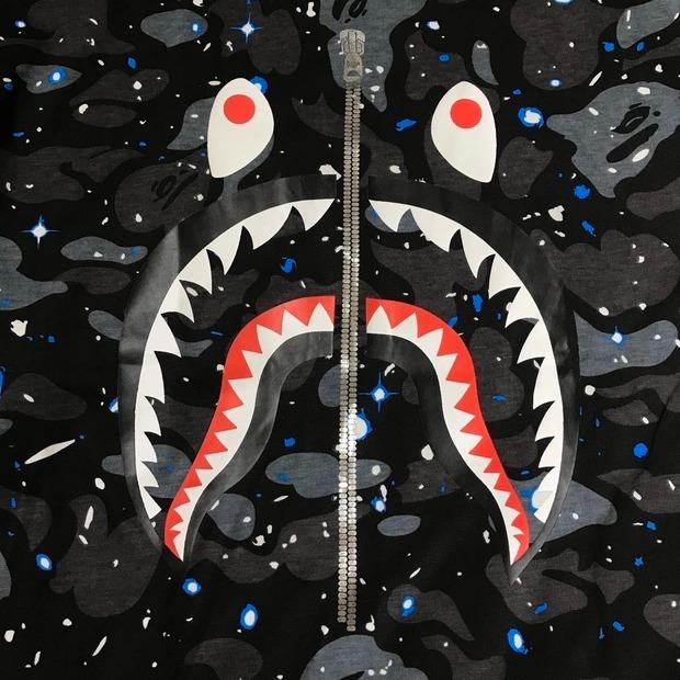 Bape shirt with zipper discount