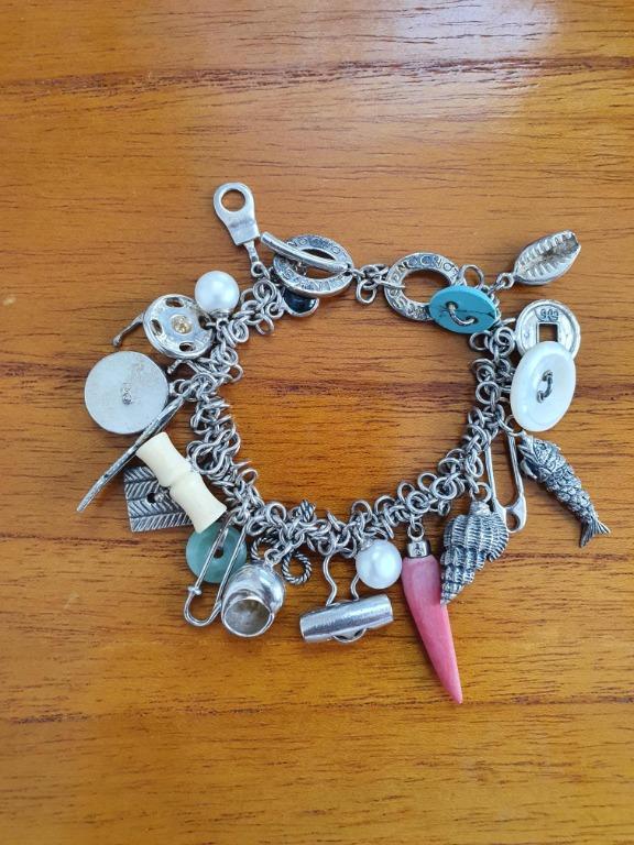 Beautiful Silver Charm Bracelet Links Of London Free Delivery Women S Fashion Jewelry Organisers Bracelets On Carousell