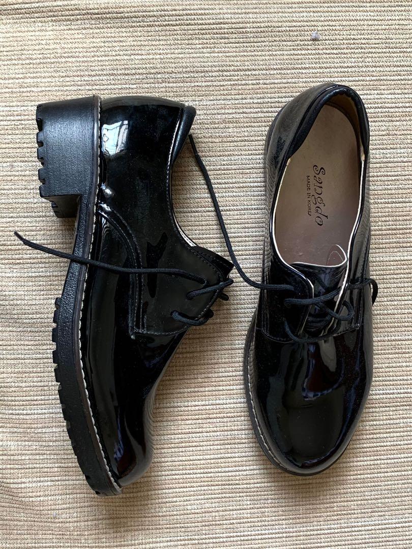 Black charol shoes outlet