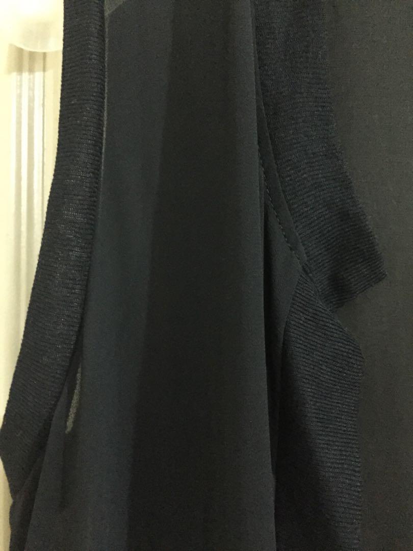 Black Sleeveless See-Through Cover-up (Category: Coats, Jackets and Outerwear) located in Pasig City. Submitted by greentee_ (Listing ID 1094414804, Image 3). Description: Used once: in very good condition.