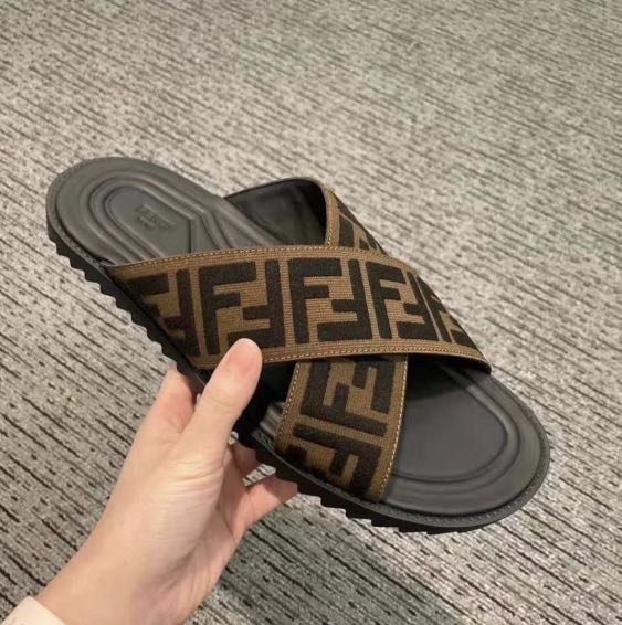 Fendi palm slippers discount