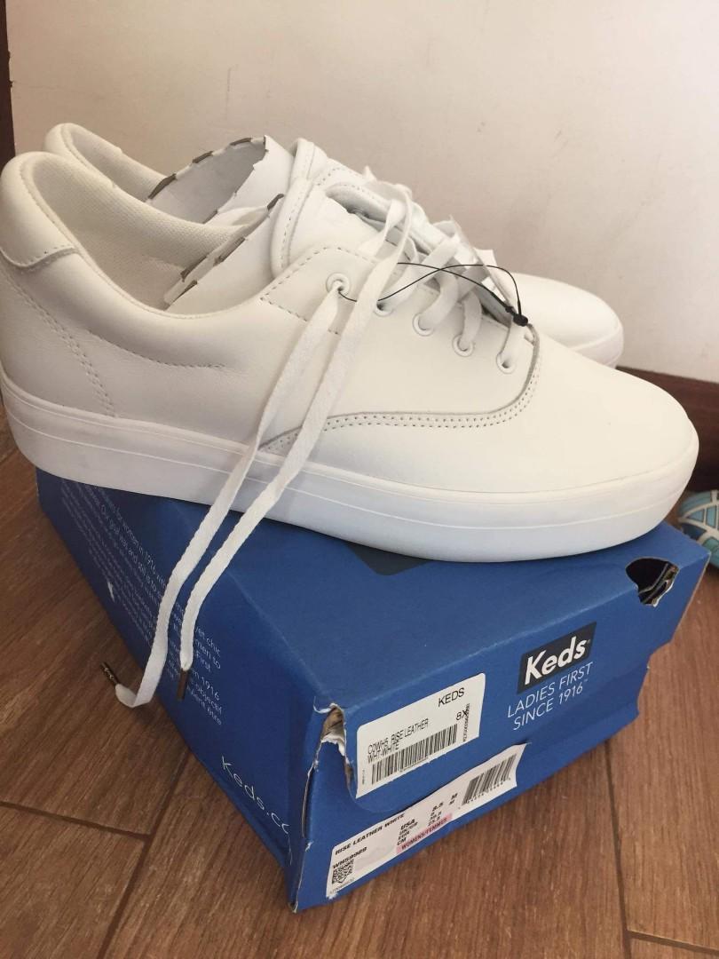 Keds rise leather sneaker discount