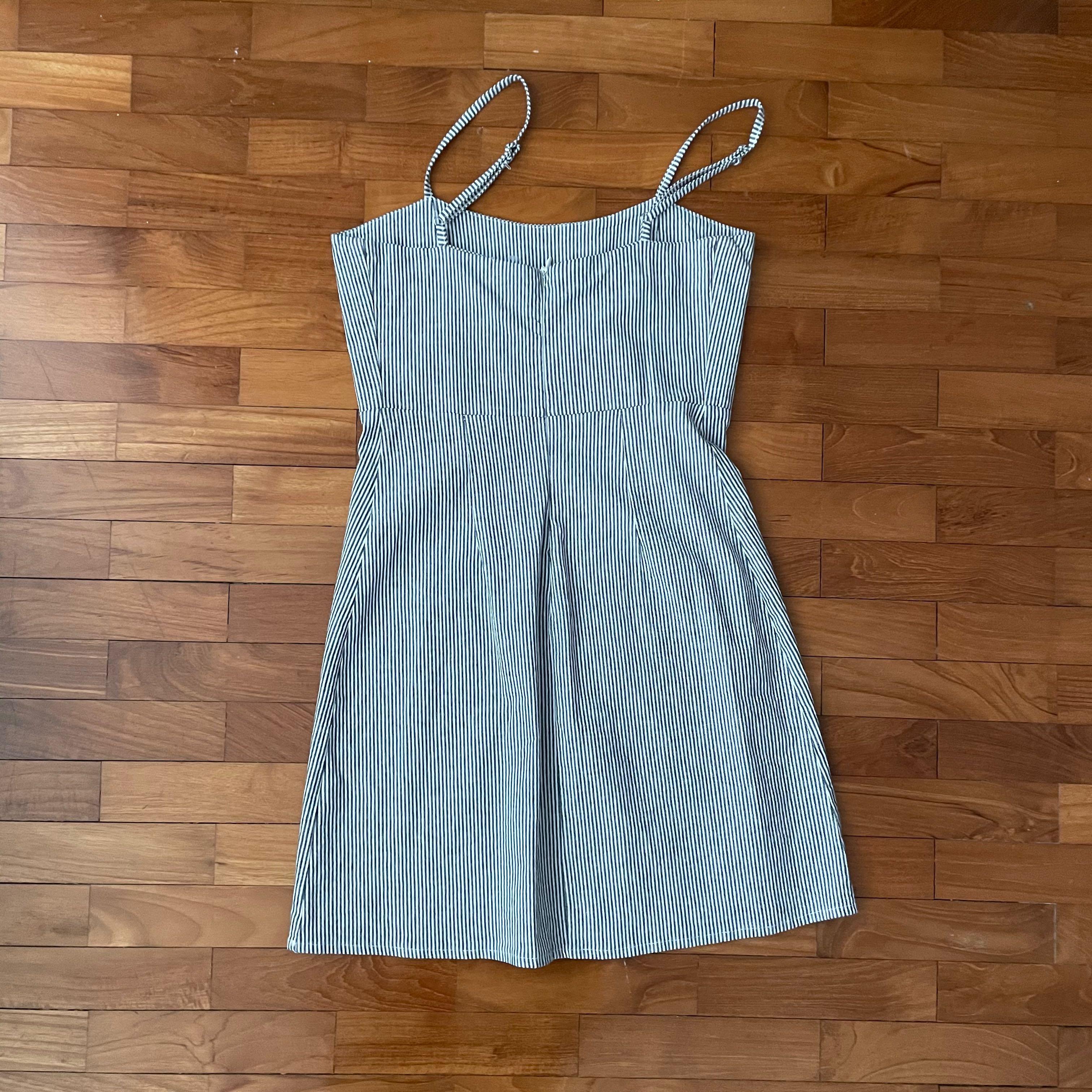 Brandy Melville Blue Striped Dress Women s Fashion Dresses Sets Dresses on Carousell