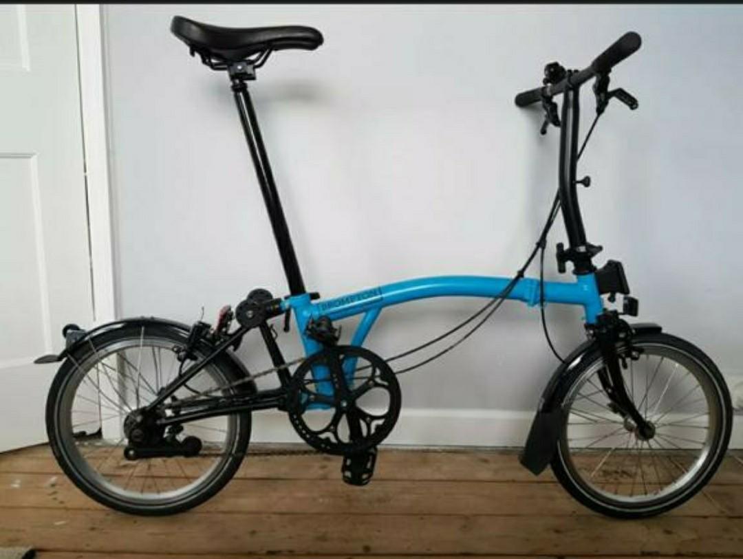Brompton black edition S2L lagoon blue