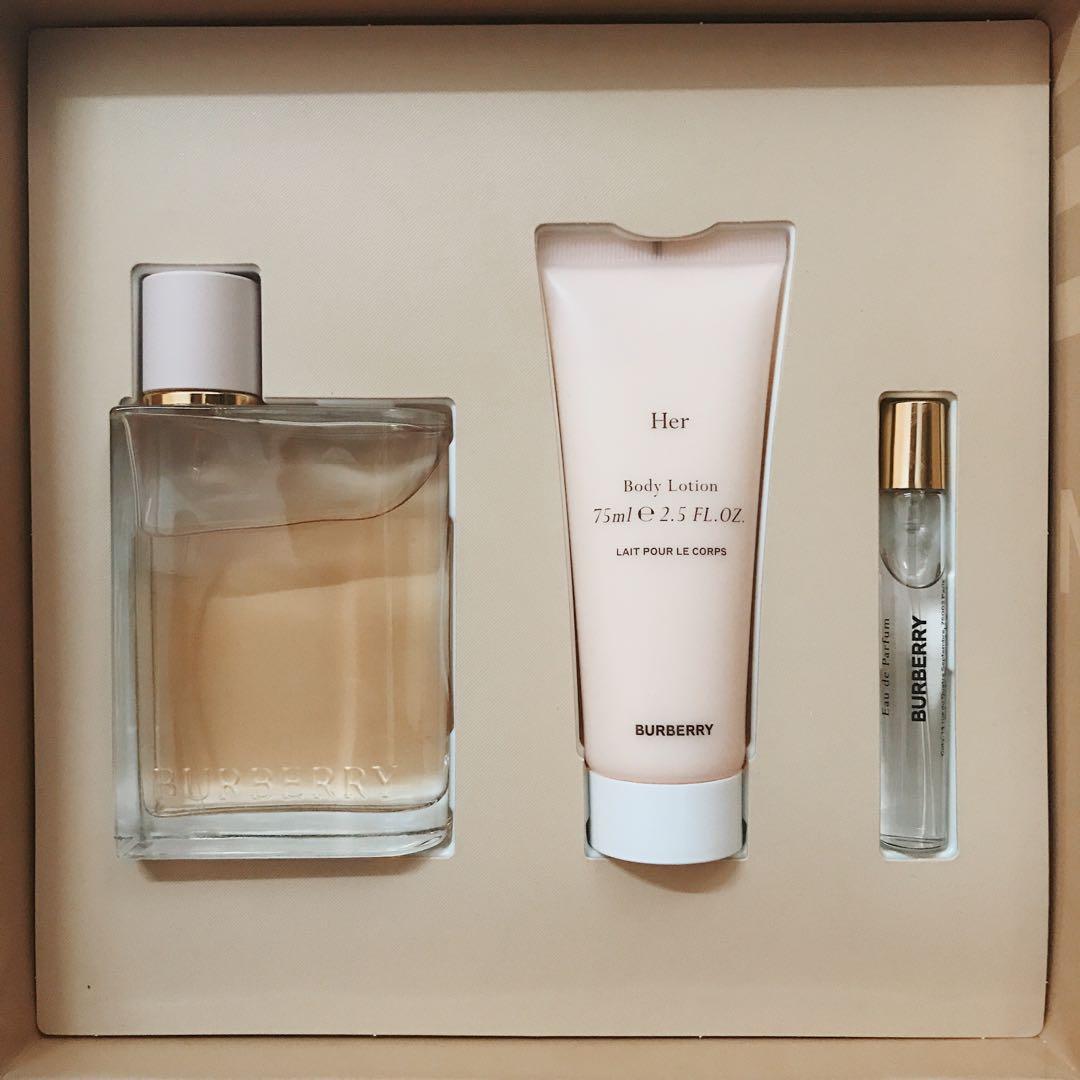 Burberry beauty shop gift set