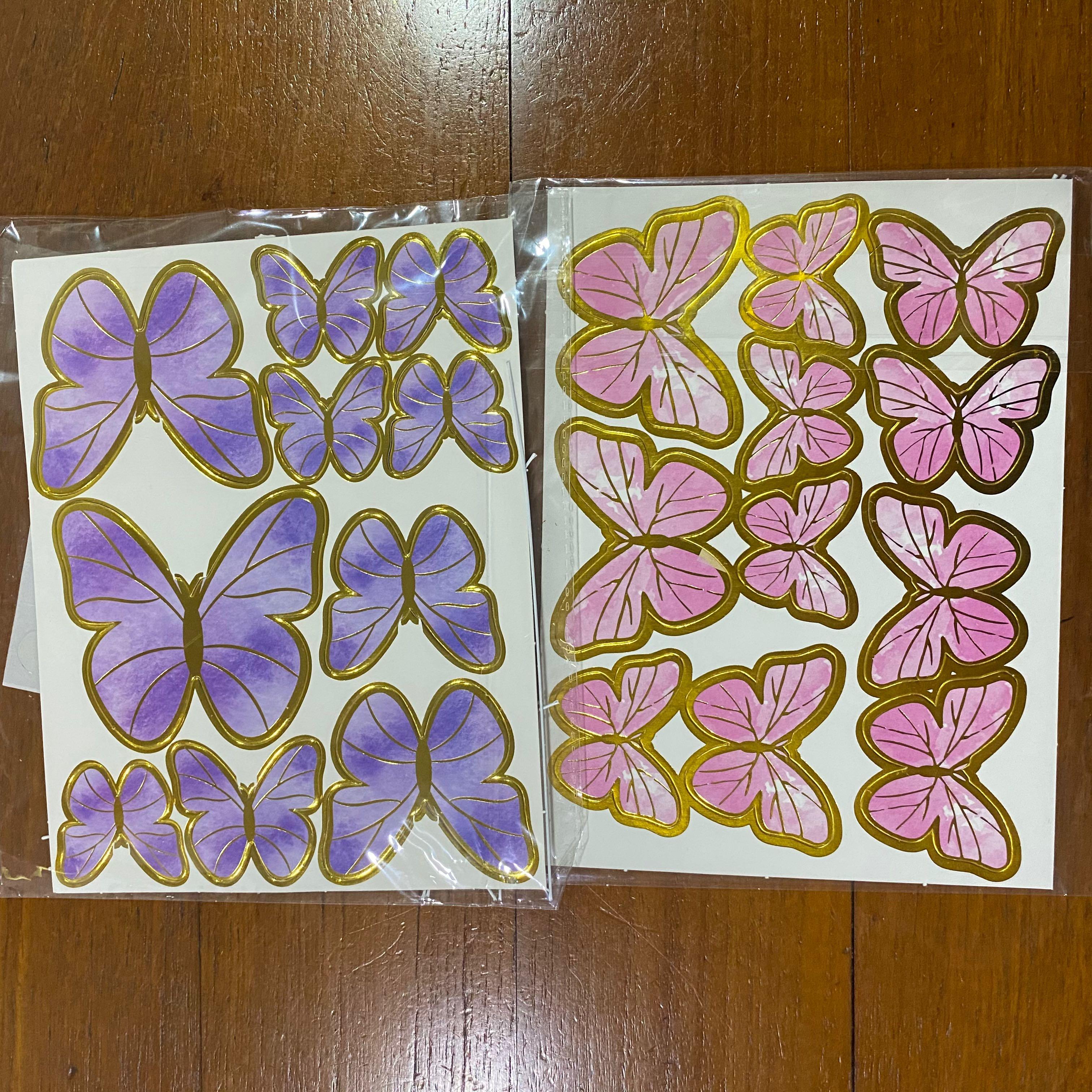 Butterfly Cake Topper Paper, Hobbies & Toys, Stationery & Craft, Craft