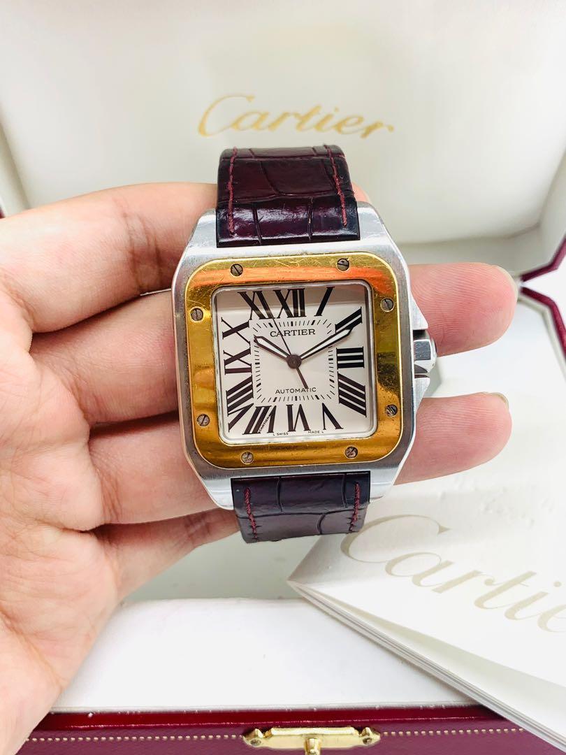 Cartier santos 100 xl automatic 2025