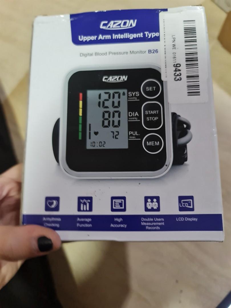 Cazon Digital Blood Pressure Monitor B26, Health & Nutrition, Health