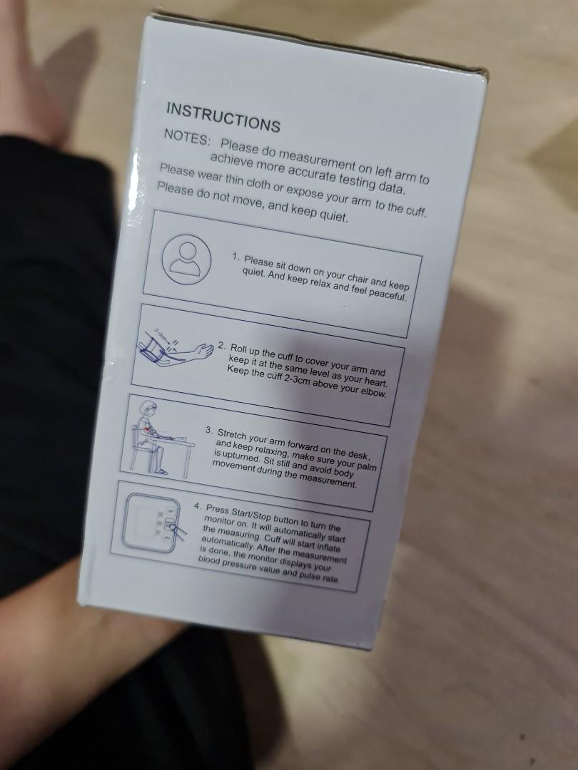 Cazon Digital Blood Pressure Monitor B26, Health & Nutrition, Health Monitors & Weighing Scales