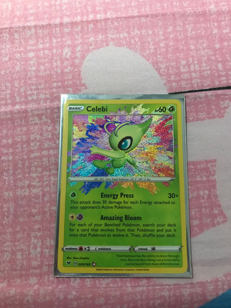 Celebi Amazing Rare 009 185 Vivid Voltage Hobbies Toys Toys Games On Carousell Celebi Amazing Rare 009 185 Vivid Voltage Hobbies Toys Toys Games On Carousell