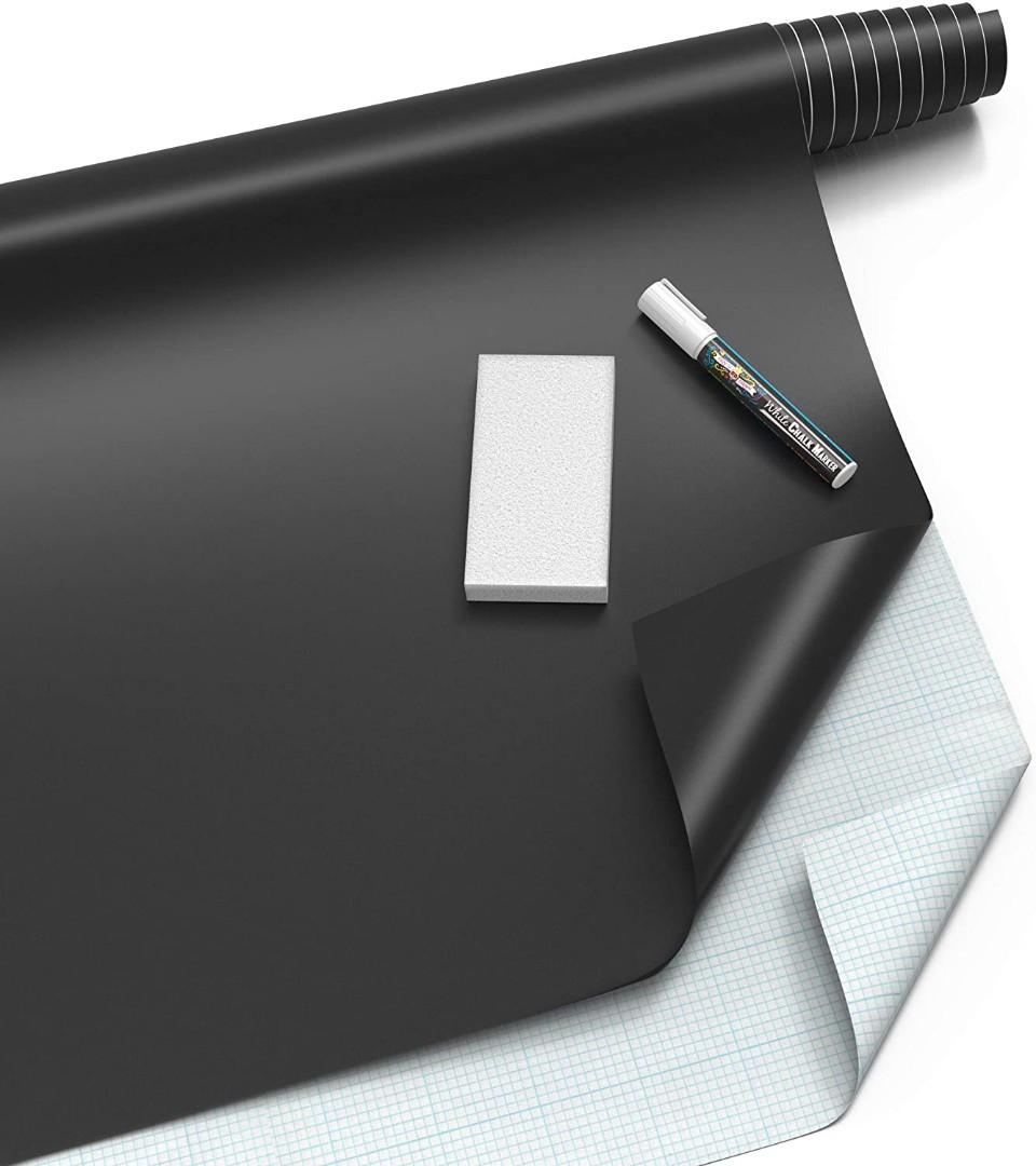 Chalkboard Contact Paper Chalkboard Paper Roll Peel and Stick 7 Feet