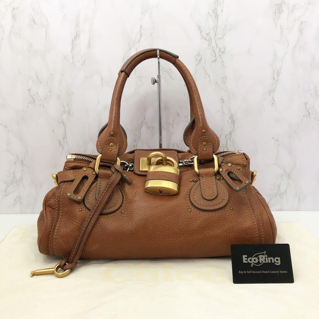 Chloe Small Nile Bag in Biscotti Beige, Luxury, Bags & Wallets on Carousell
