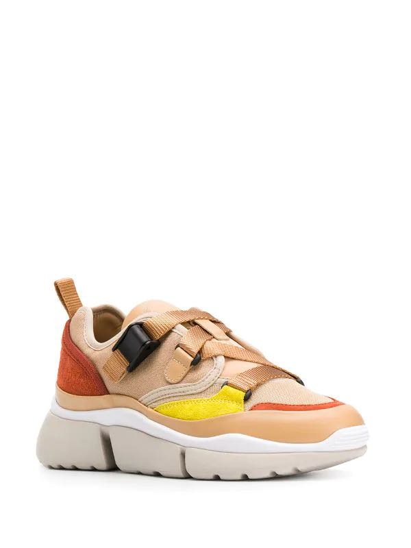 Chloe Sonnie colour block sneakers Luxury Sneakers Footwear on
