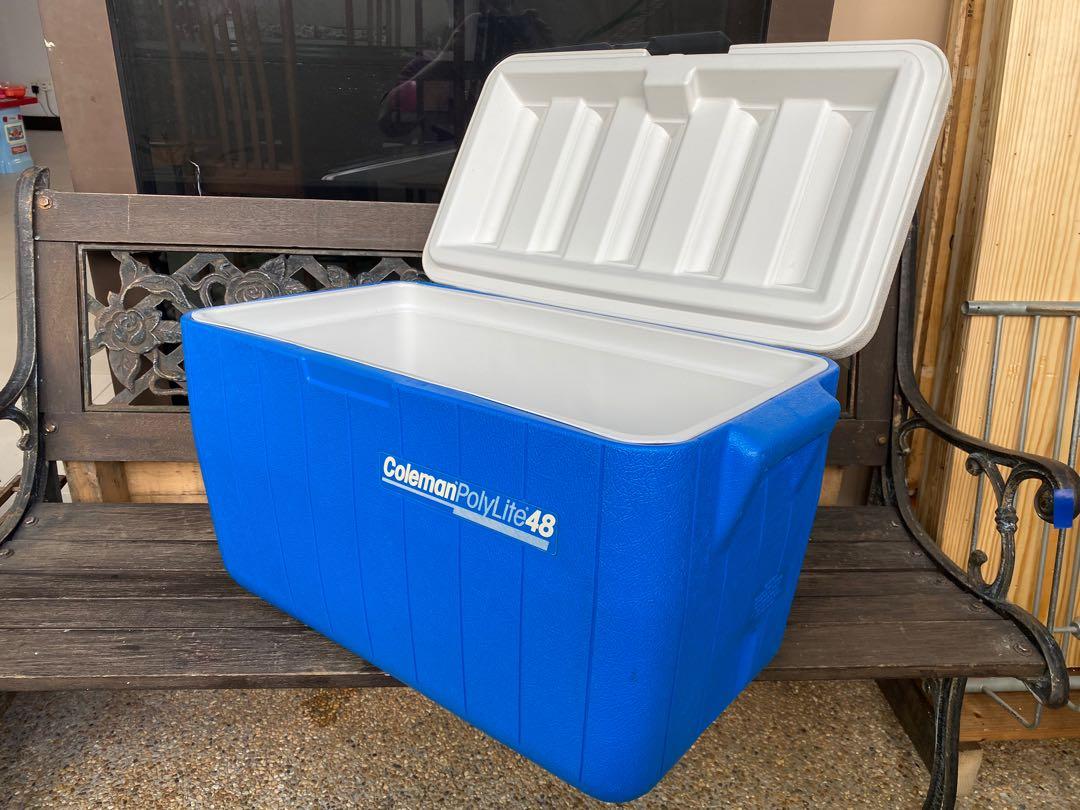 Coleman large Cooler Box (45 liter) ice chest box polylite 48, Food