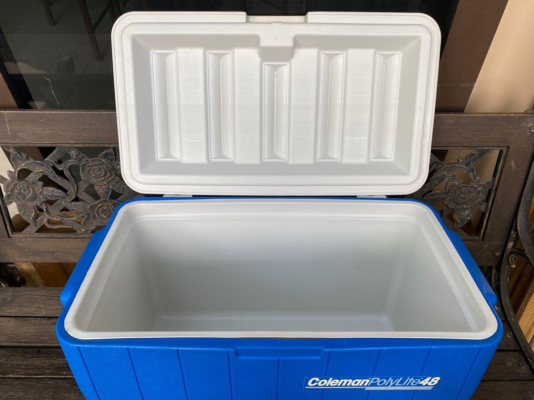 Coleman large Cooler Box (45 liter) ice chest box polylite 48, Food