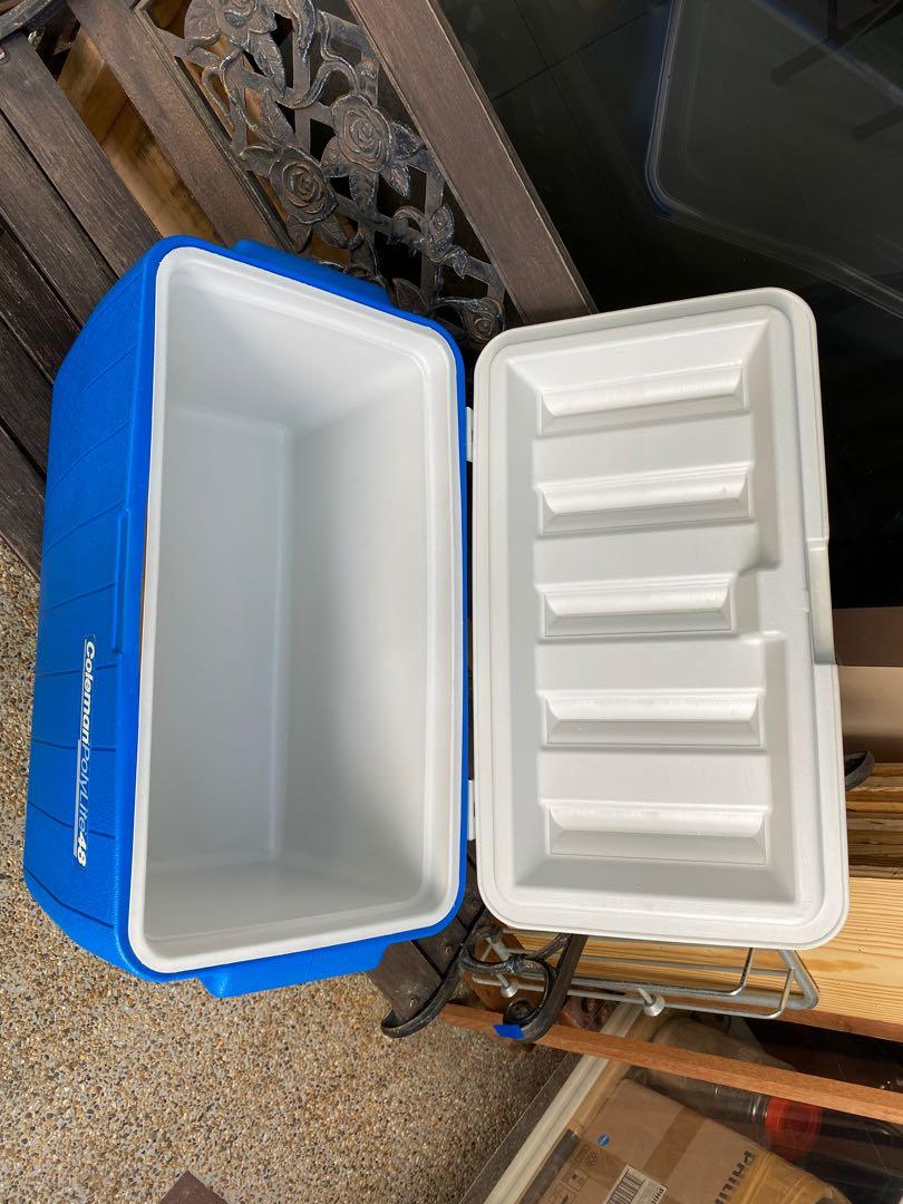 Coleman large Cooler Box (45 liter) ice chest box polylite 48, Food