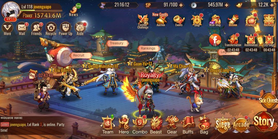 Dynasty Scrolls Account Video Gaming Gaming Accessories In Game Products On Carousell Dynasty Scrolls Account Video Gaming Gaming Accessories In Game Products On Carousell