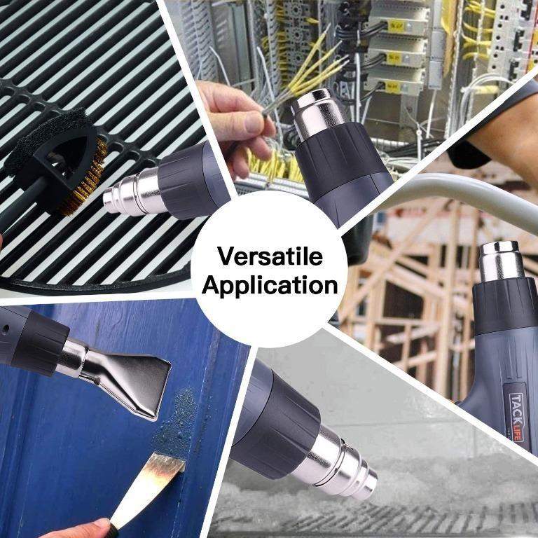 E2088 TACKLIFE Heat Gun 2000W 400℃600℃ Dual Temperature Heat Gun Kit