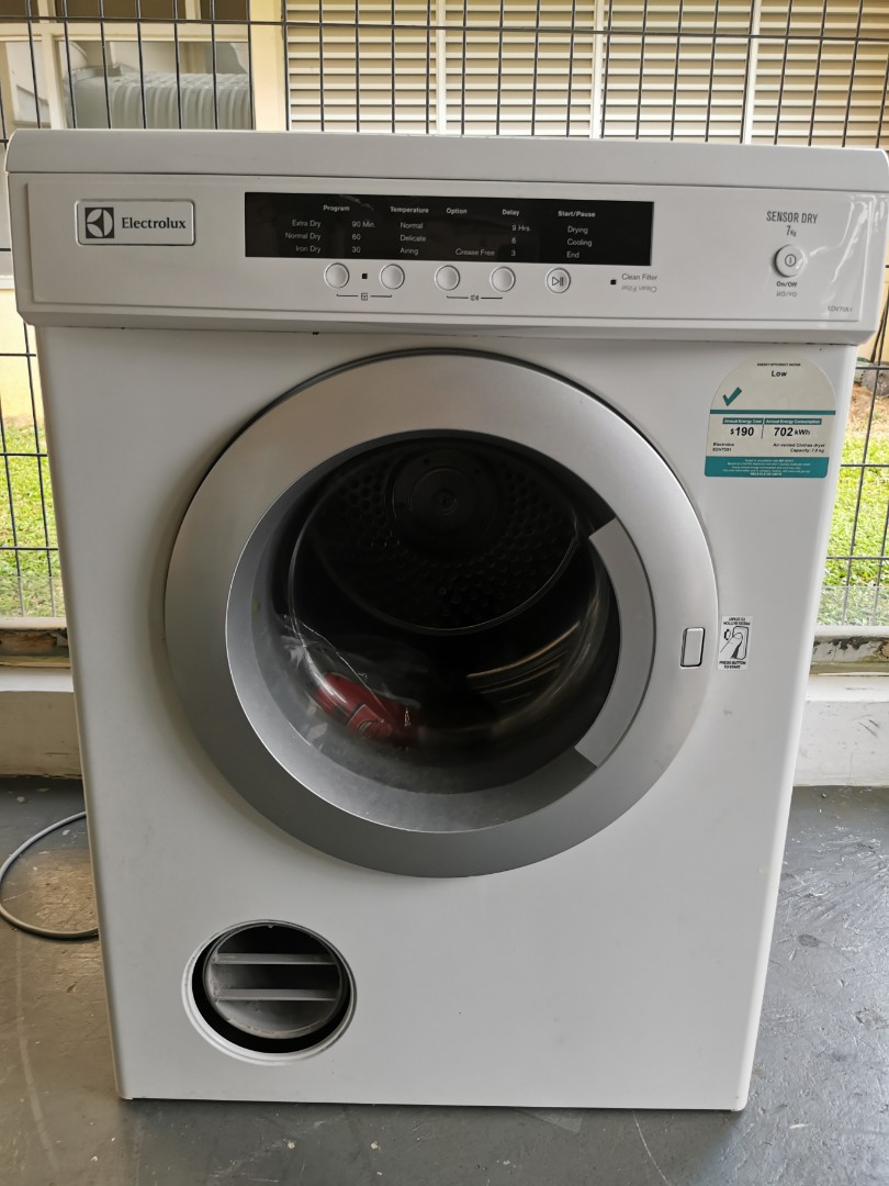 Electrolux 7KG Dryer, TV & Home Appliances, Washing Machines and Dryers