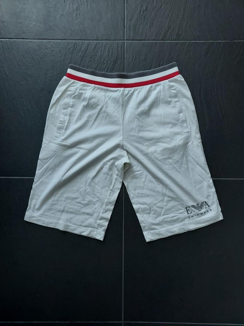 White armani clearance shorts
