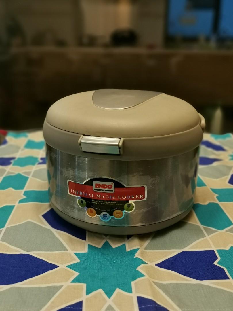 Endo Thermal Magic Cooker 3.5l Pot, Furniture & Home Living, Kitchenware &  Tableware, Cookware & Accessories on Carousell