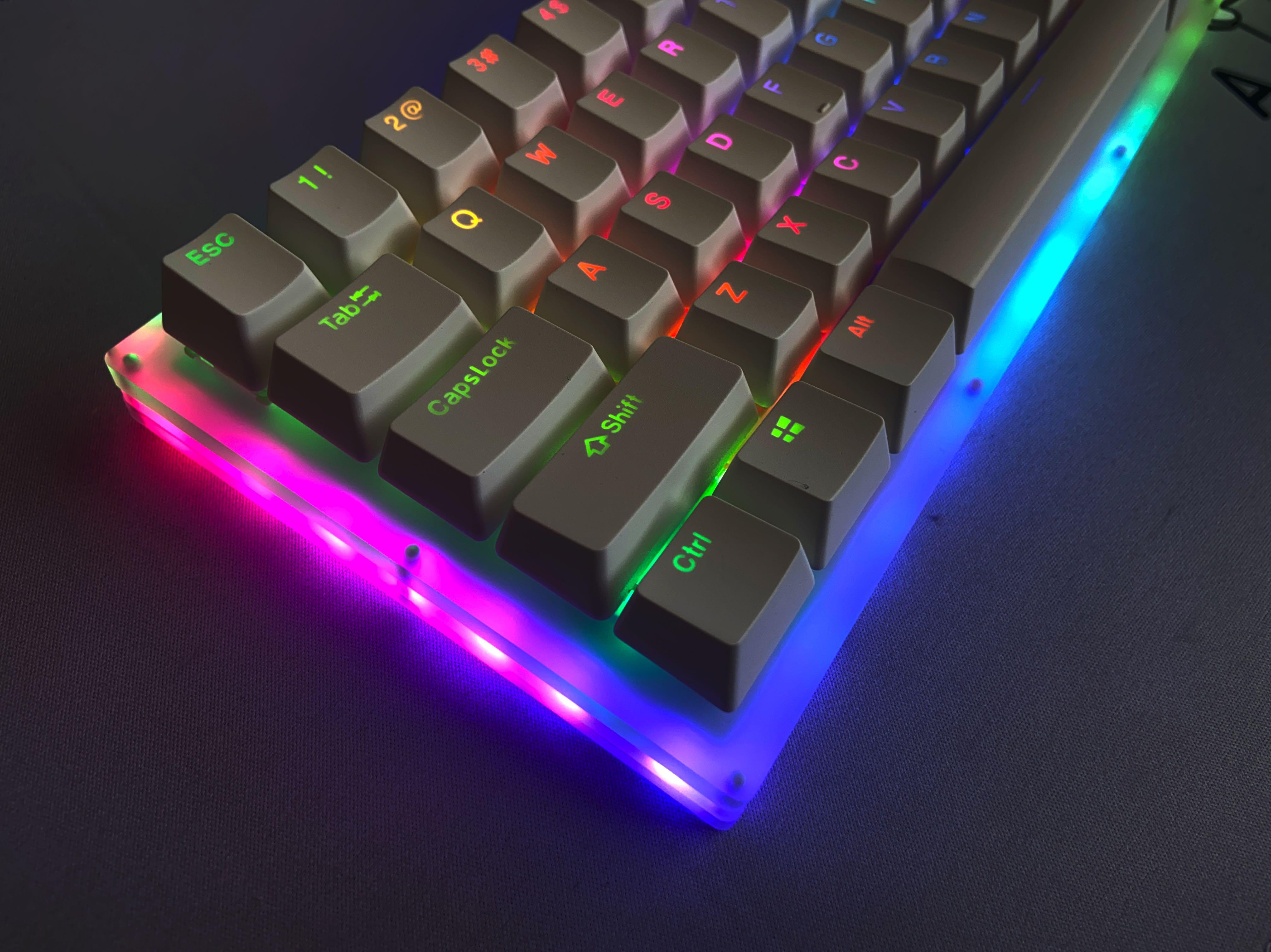 Gamakay k61 with lubed Gateron Black and tuned stabs