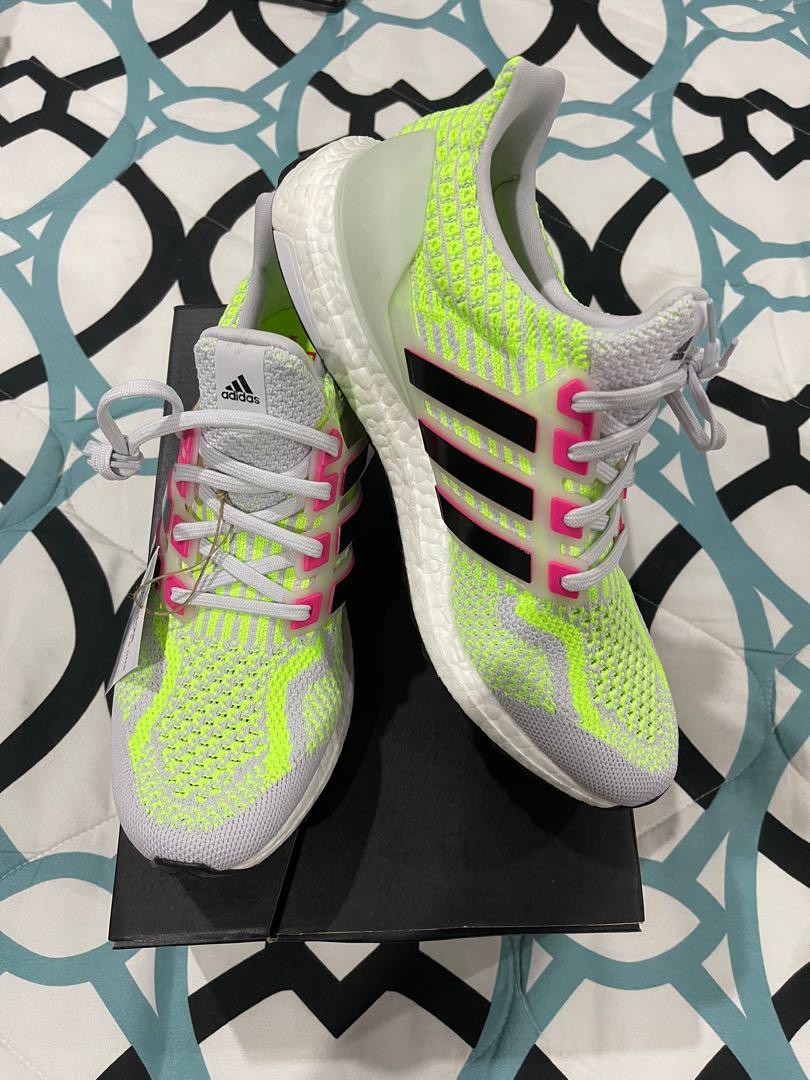 Ultra boost mens glow green discount
